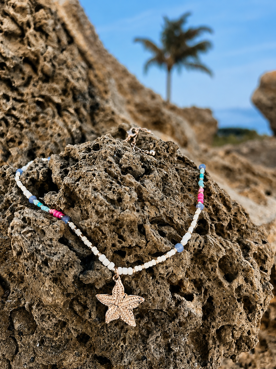 Summer Tide Beaded Starfish Necklace | Summit & Coast