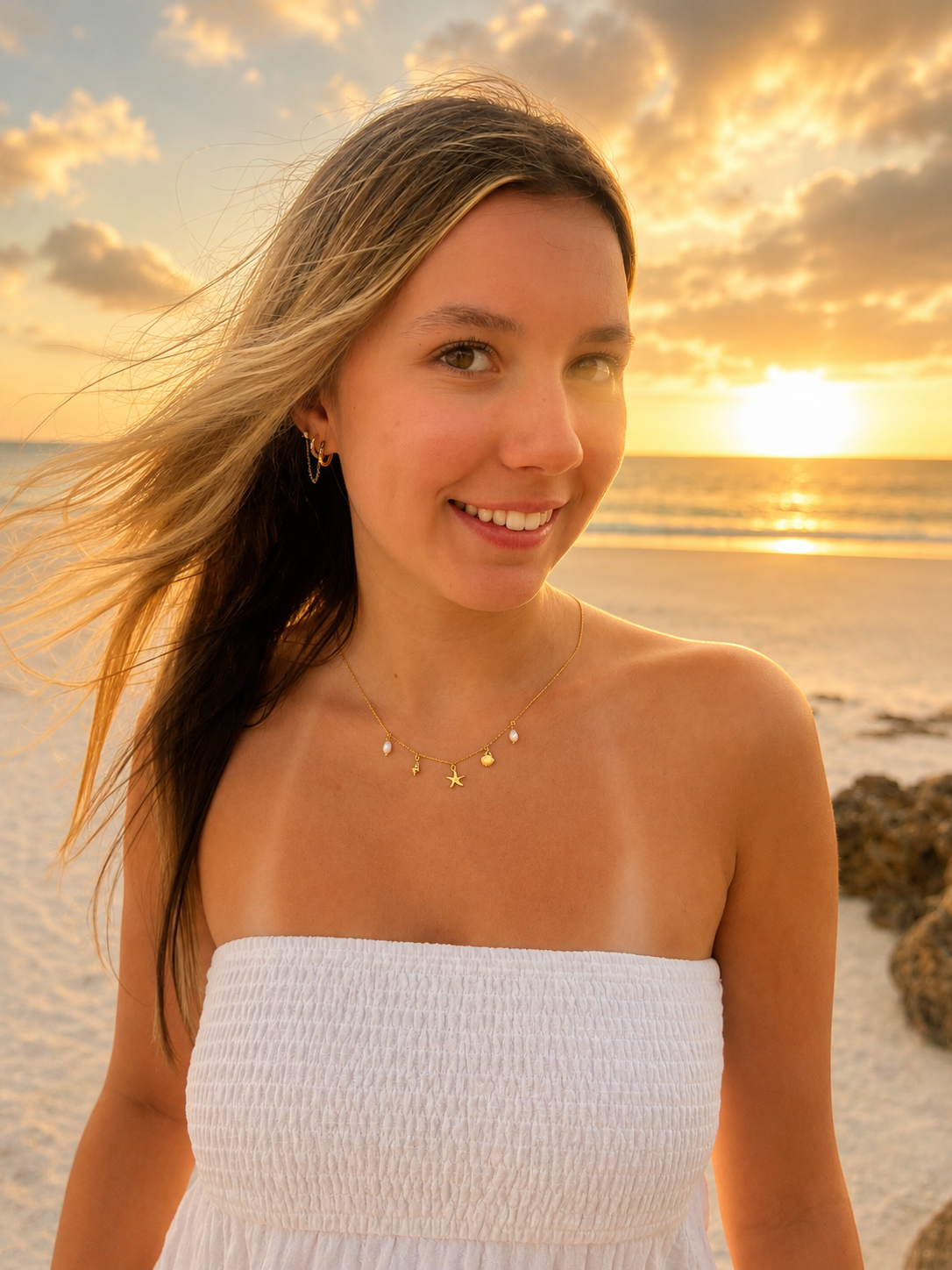 Ocean Treasures Necklace | 18K Gold Coastal Jewelry – Summit & Coast