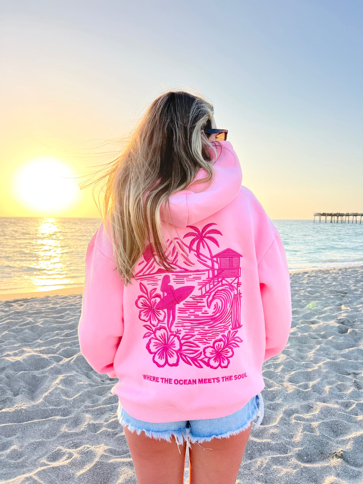 Coastal Hoodie Pink | Summit & Coast