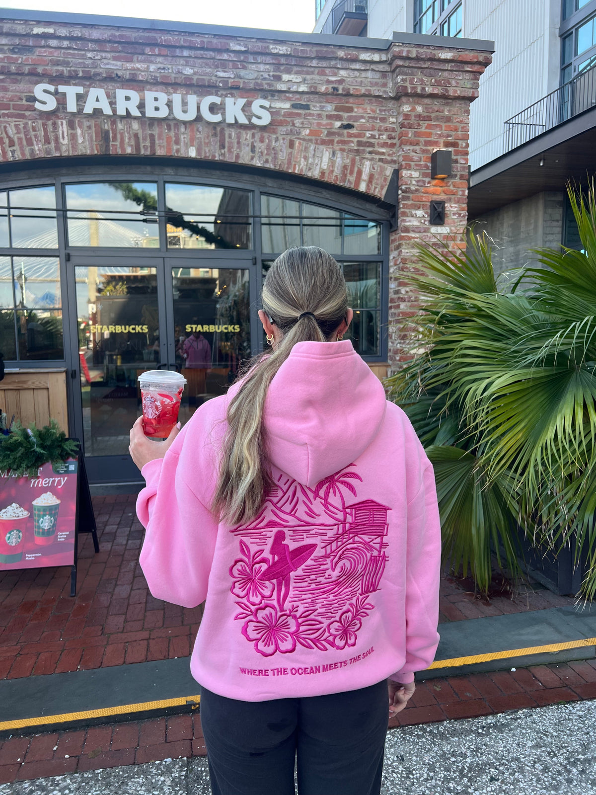 Pink Coastal Heavyweight Hoodie